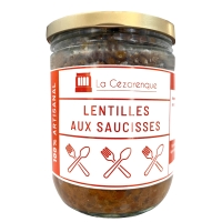 Saucisses aux lentilles